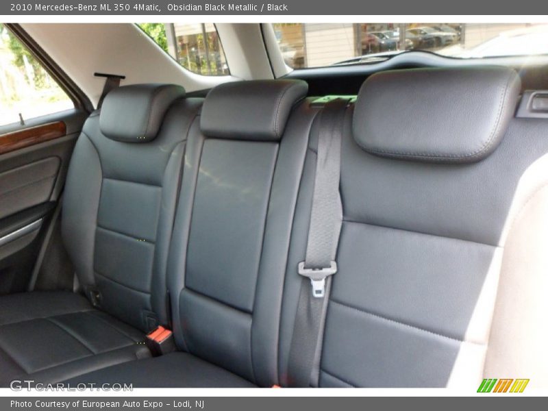 Obsidian Black Metallic / Black 2010 Mercedes-Benz ML 350 4Matic