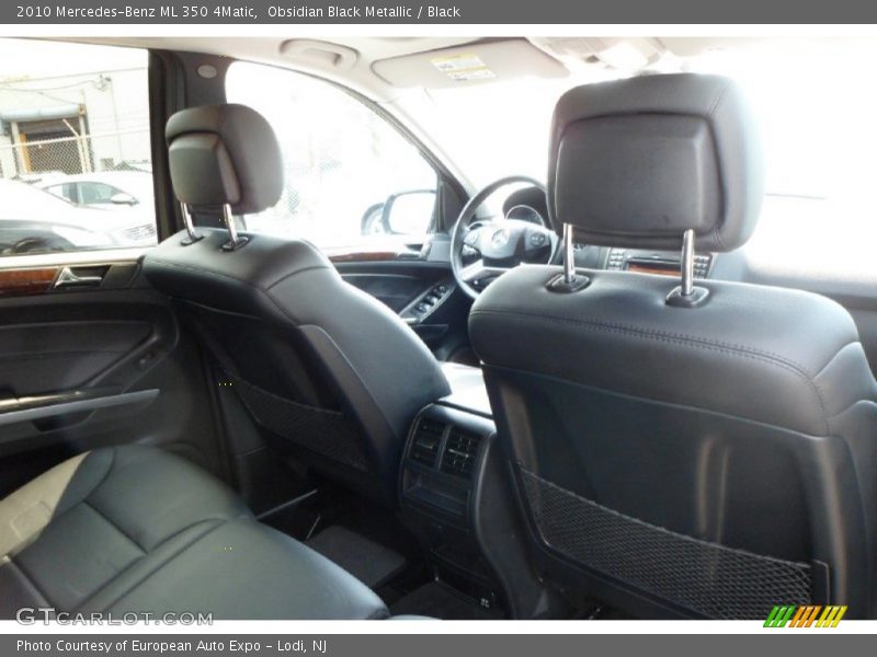 Obsidian Black Metallic / Black 2010 Mercedes-Benz ML 350 4Matic