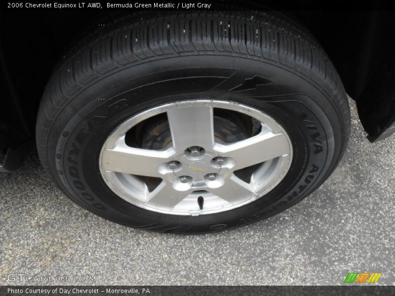 Bermuda Green Metallic / Light Gray 2006 Chevrolet Equinox LT AWD