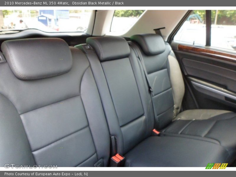 Obsidian Black Metallic / Black 2010 Mercedes-Benz ML 350 4Matic