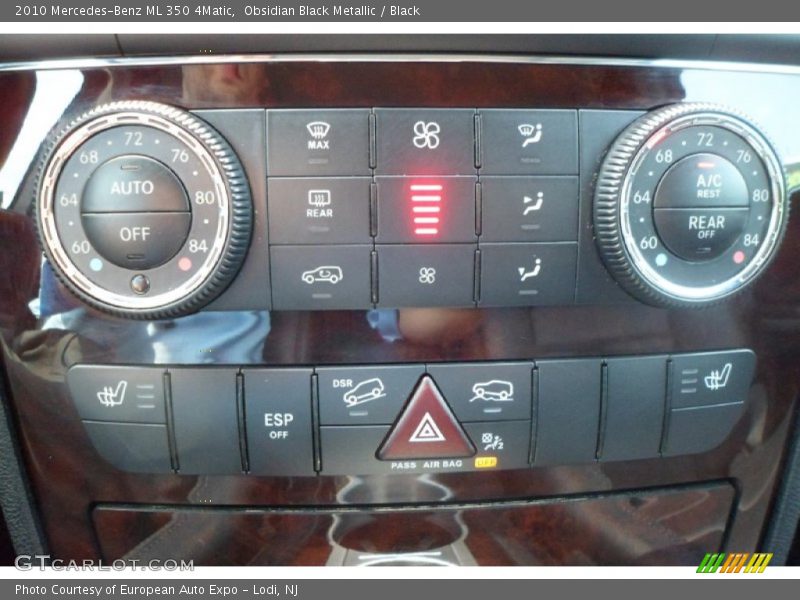 Obsidian Black Metallic / Black 2010 Mercedes-Benz ML 350 4Matic