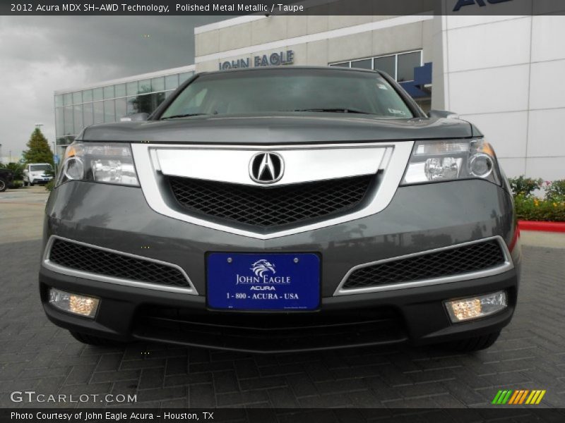 Polished Metal Metallic / Taupe 2012 Acura MDX SH-AWD Technology