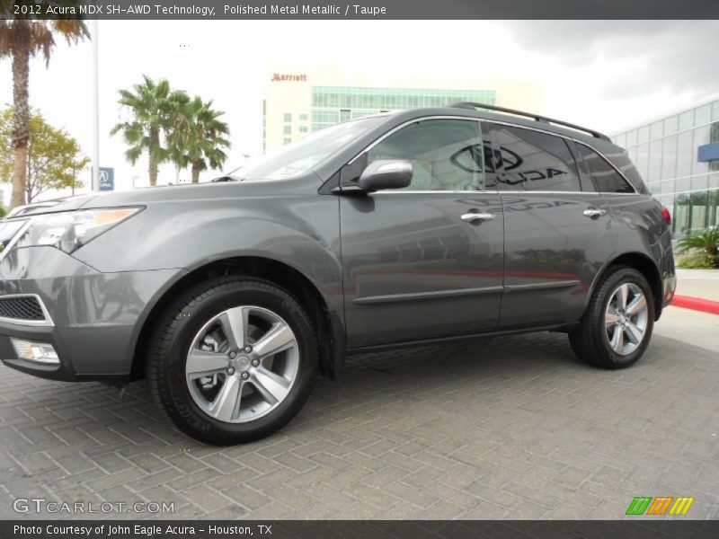 Polished Metal Metallic / Taupe 2012 Acura MDX SH-AWD Technology