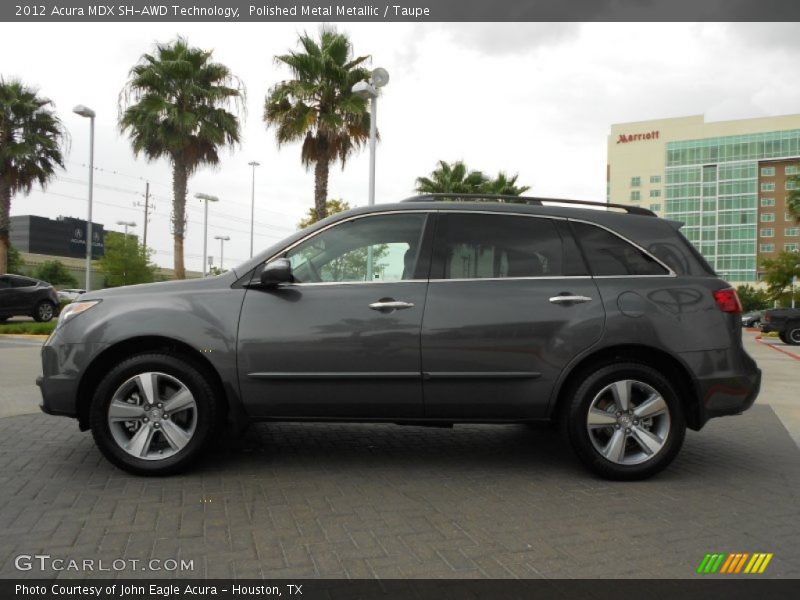 Polished Metal Metallic / Taupe 2012 Acura MDX SH-AWD Technology