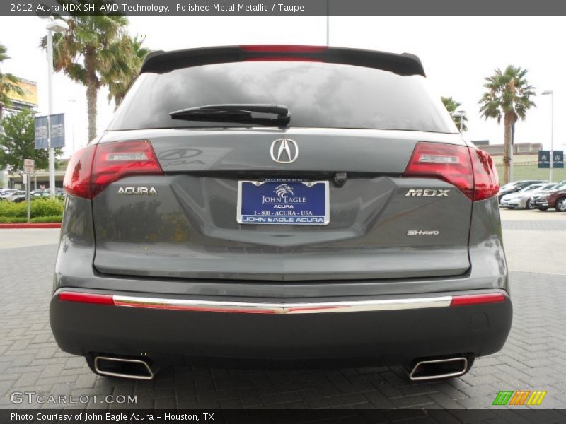 Polished Metal Metallic / Taupe 2012 Acura MDX SH-AWD Technology