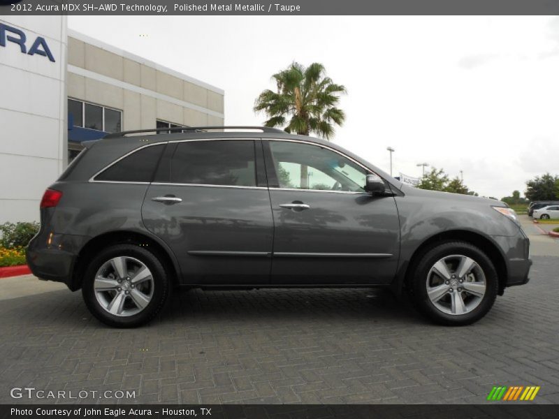 Polished Metal Metallic / Taupe 2012 Acura MDX SH-AWD Technology