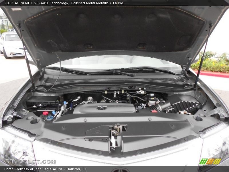 Polished Metal Metallic / Taupe 2012 Acura MDX SH-AWD Technology