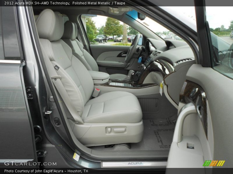 Polished Metal Metallic / Taupe 2012 Acura MDX SH-AWD Technology