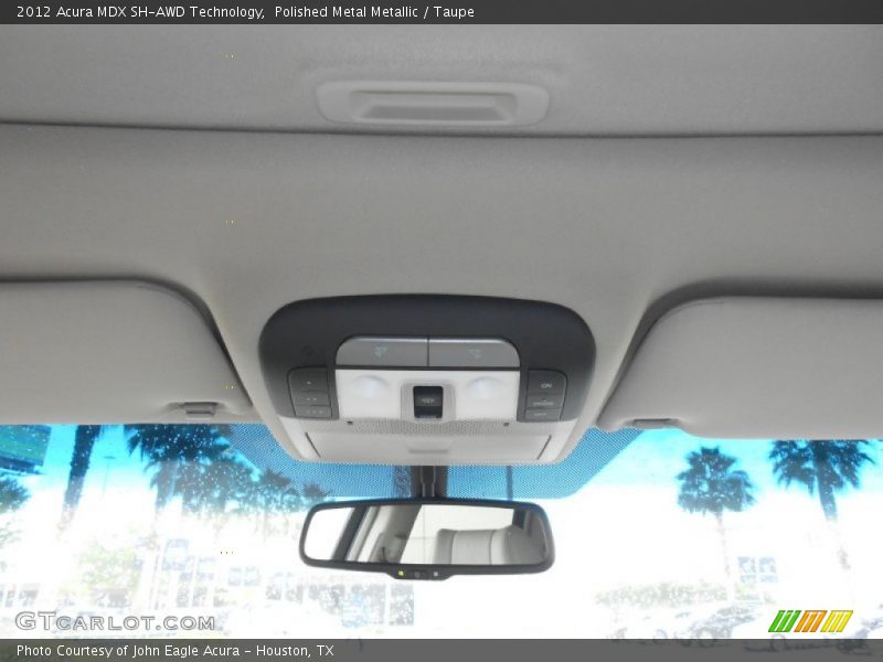 Polished Metal Metallic / Taupe 2012 Acura MDX SH-AWD Technology