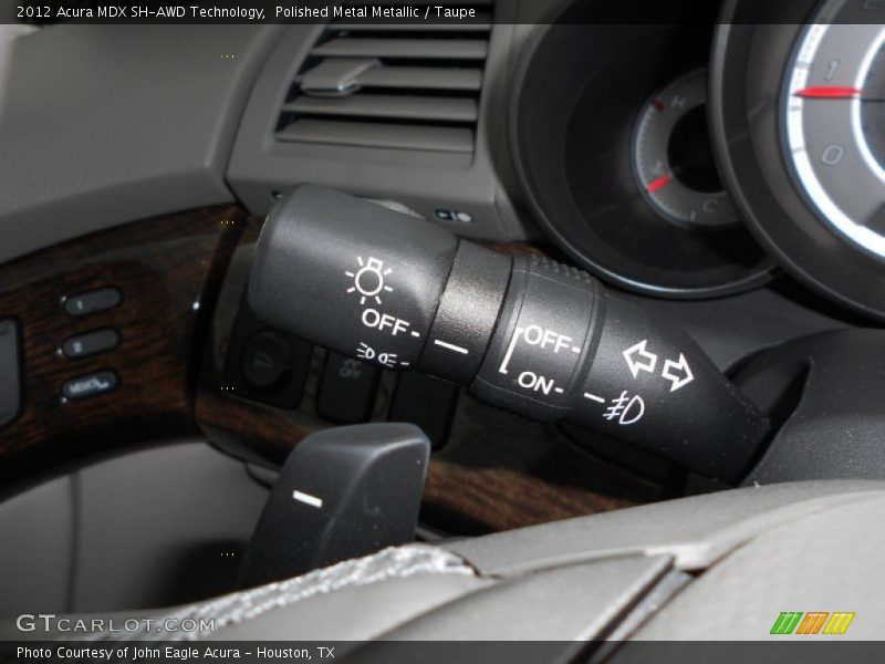 Polished Metal Metallic / Taupe 2012 Acura MDX SH-AWD Technology
