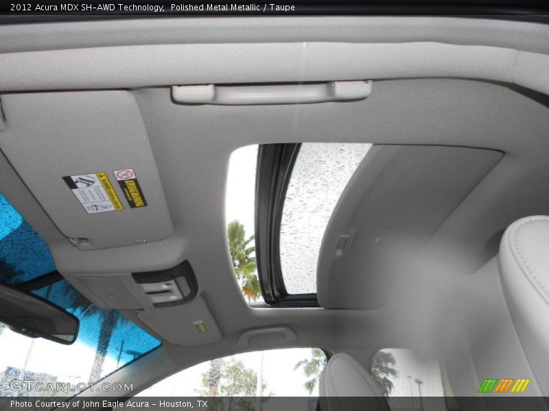 Polished Metal Metallic / Taupe 2012 Acura MDX SH-AWD Technology