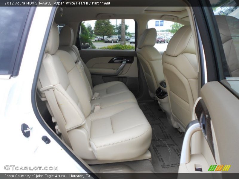 Aspen White Pearl II / Parchment 2012 Acura MDX SH-AWD