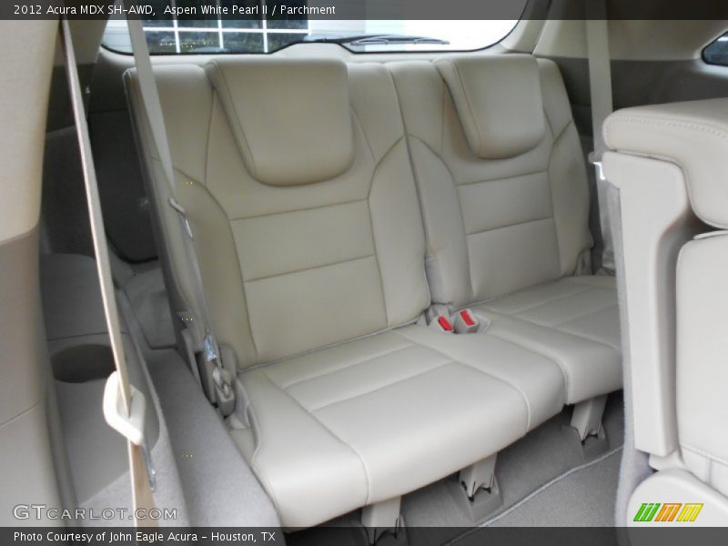 Aspen White Pearl II / Parchment 2012 Acura MDX SH-AWD