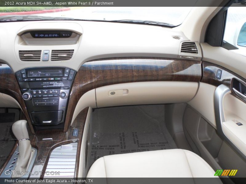 Aspen White Pearl II / Parchment 2012 Acura MDX SH-AWD