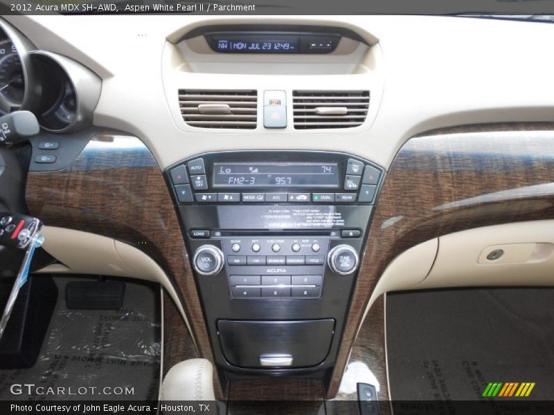 Aspen White Pearl II / Parchment 2012 Acura MDX SH-AWD