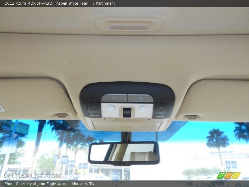 Aspen White Pearl II / Parchment 2012 Acura MDX SH-AWD