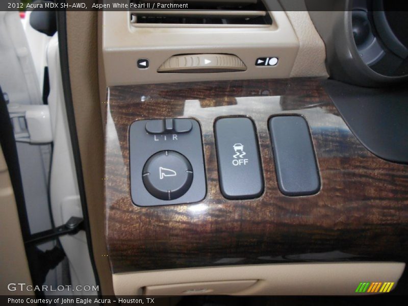Aspen White Pearl II / Parchment 2012 Acura MDX SH-AWD