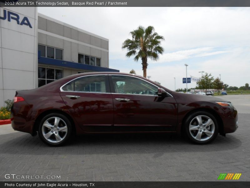 Basque Red Pearl / Parchment 2012 Acura TSX Technology Sedan