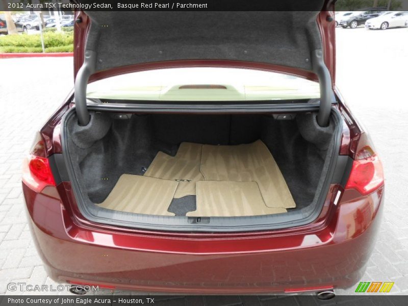 Basque Red Pearl / Parchment 2012 Acura TSX Technology Sedan