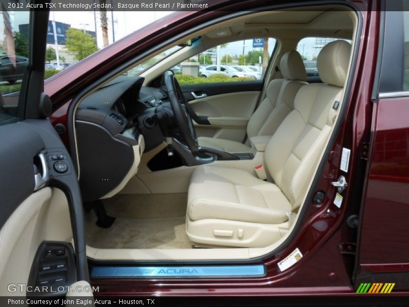 Basque Red Pearl / Parchment 2012 Acura TSX Technology Sedan