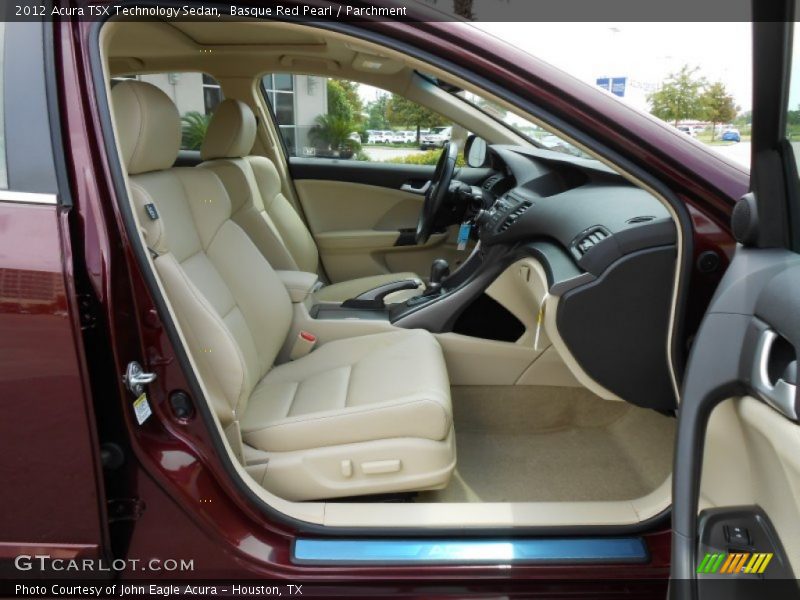 Basque Red Pearl / Parchment 2012 Acura TSX Technology Sedan