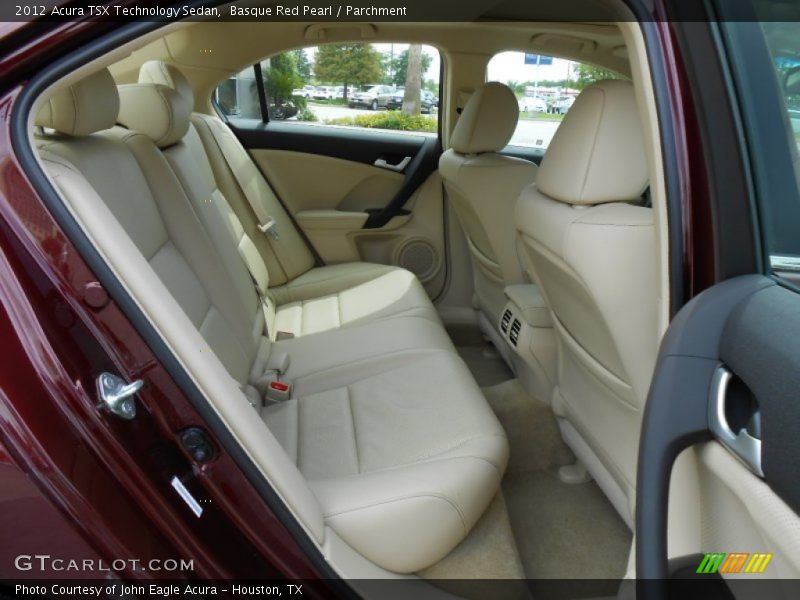 Basque Red Pearl / Parchment 2012 Acura TSX Technology Sedan