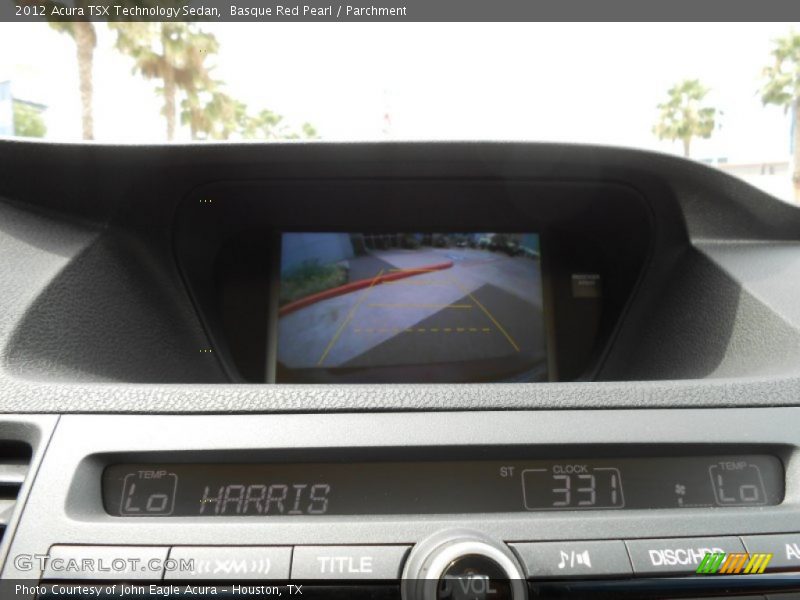 Basque Red Pearl / Parchment 2012 Acura TSX Technology Sedan