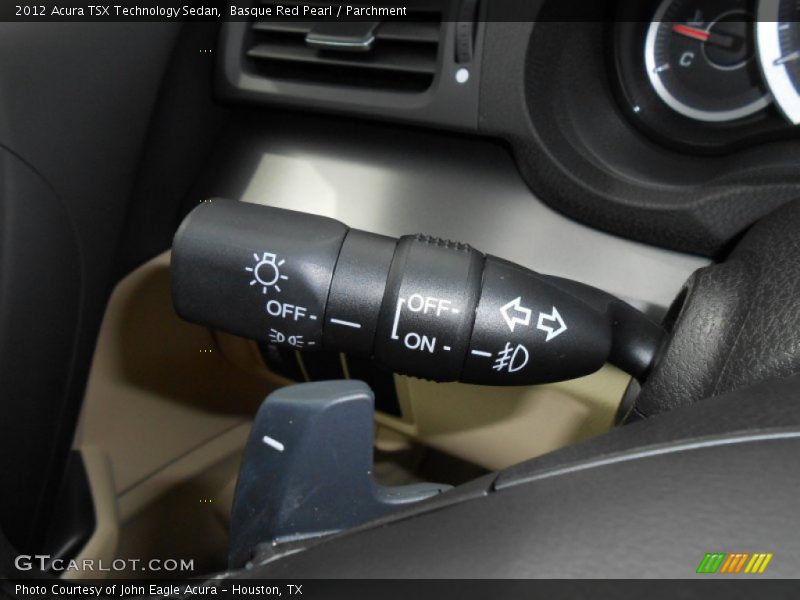 Basque Red Pearl / Parchment 2012 Acura TSX Technology Sedan