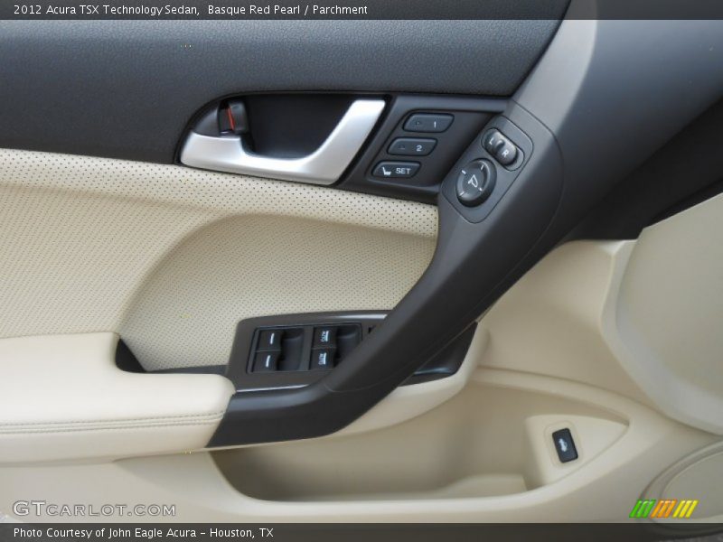 Basque Red Pearl / Parchment 2012 Acura TSX Technology Sedan