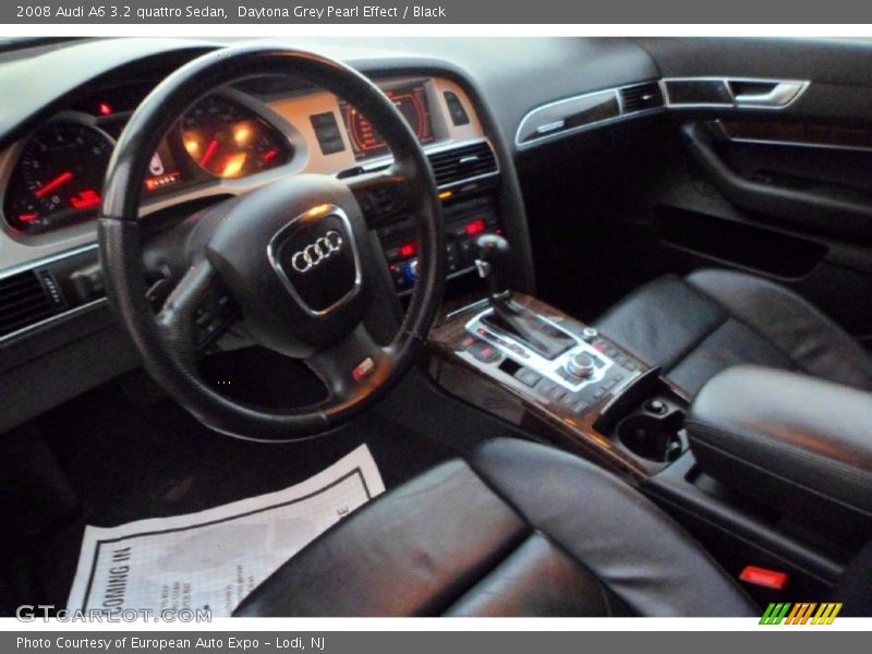 Black Interior - 2008 A6 3.2 quattro Sedan 