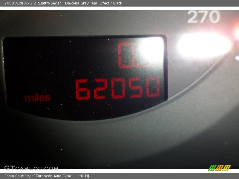Daytona Grey Pearl Effect / Black 2008 Audi A6 3.2 quattro Sedan