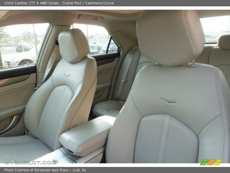 Crystal Red / Cashmere/Cocoa 2009 Cadillac CTS 4 AWD Sedan