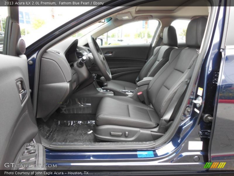 Front Seat of 2013 ILX 2.0L Premium