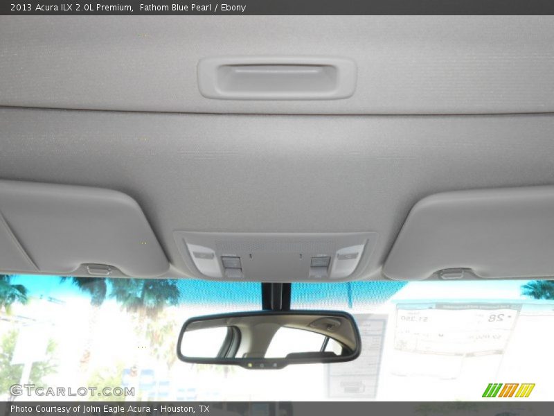 Fathom Blue Pearl / Ebony 2013 Acura ILX 2.0L Premium
