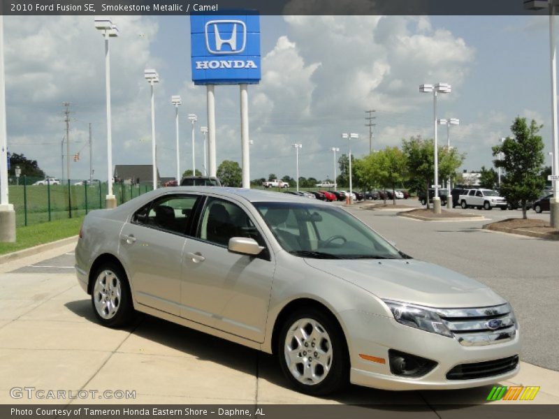 Smokestone Metallic / Camel 2010 Ford Fusion SE