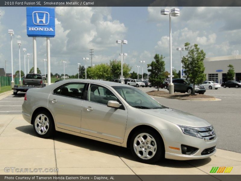 Smokestone Metallic / Camel 2010 Ford Fusion SE