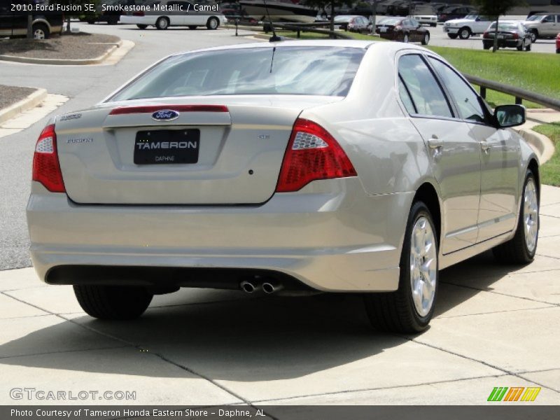 Smokestone Metallic / Camel 2010 Ford Fusion SE