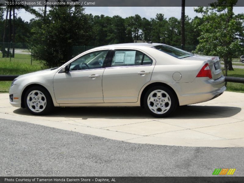 Smokestone Metallic / Camel 2010 Ford Fusion SE