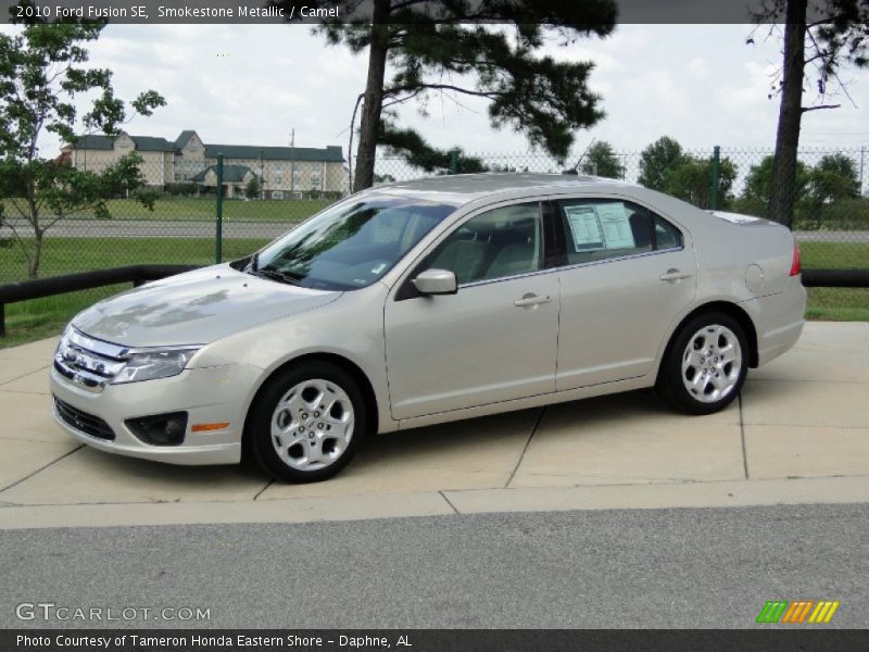 Smokestone Metallic / Camel 2010 Ford Fusion SE