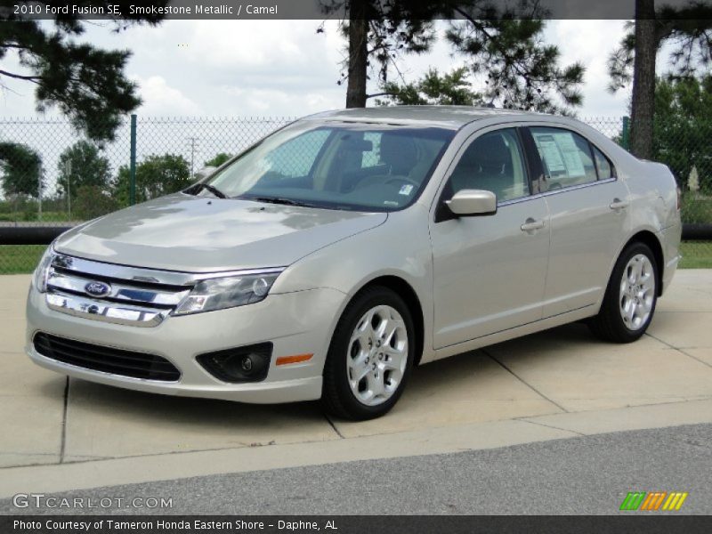 Smokestone Metallic / Camel 2010 Ford Fusion SE