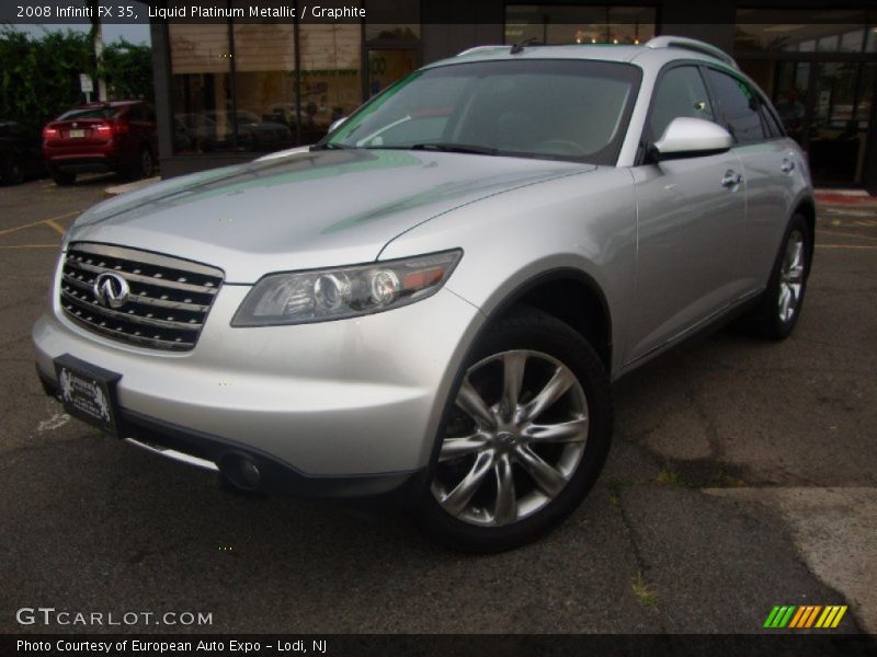 Liquid Platinum Metallic / Graphite 2008 Infiniti FX 35
