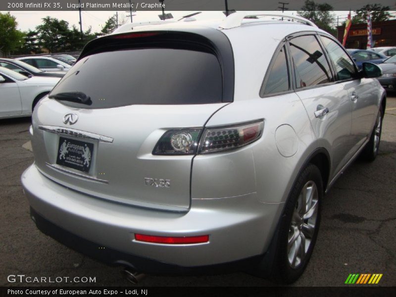 Liquid Platinum Metallic / Graphite 2008 Infiniti FX 35