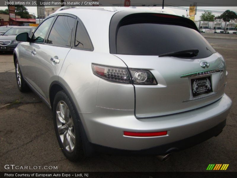 Liquid Platinum Metallic / Graphite 2008 Infiniti FX 35
