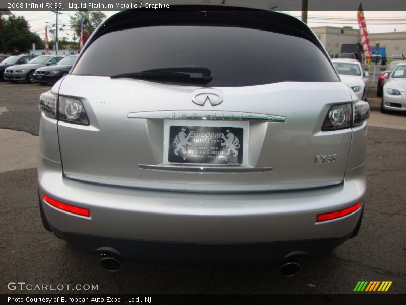 Liquid Platinum Metallic / Graphite 2008 Infiniti FX 35