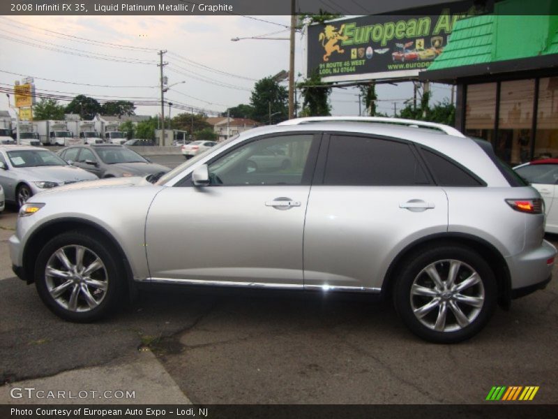 Liquid Platinum Metallic / Graphite 2008 Infiniti FX 35