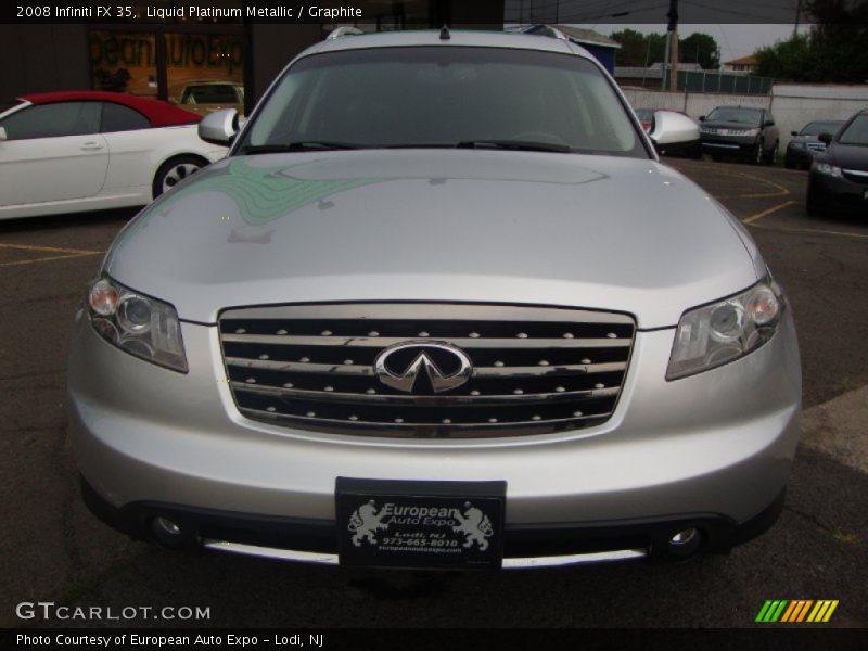 Liquid Platinum Metallic / Graphite 2008 Infiniti FX 35