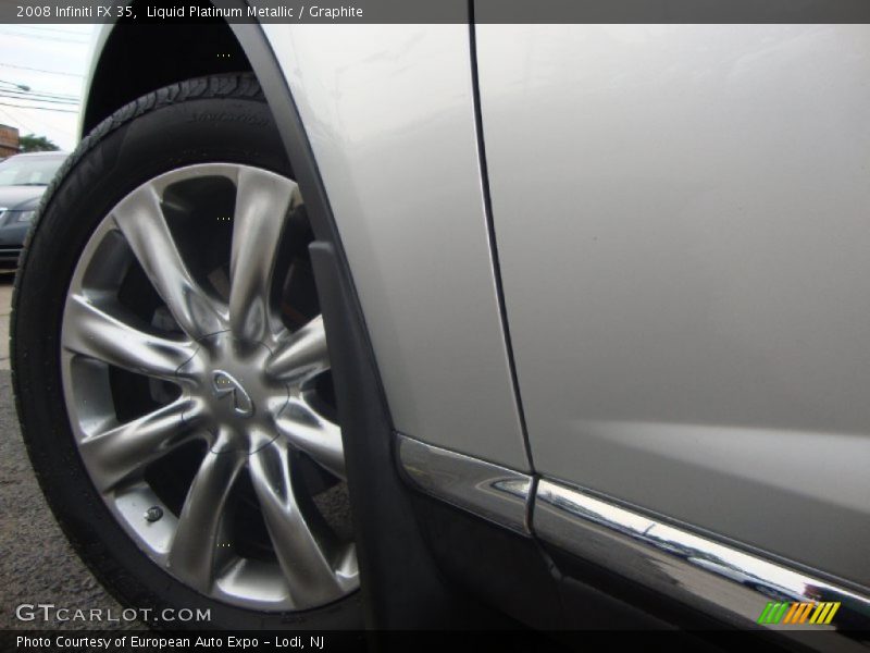 Liquid Platinum Metallic / Graphite 2008 Infiniti FX 35