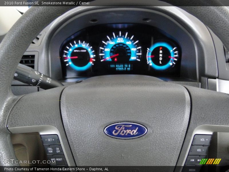 Smokestone Metallic / Camel 2010 Ford Fusion SE