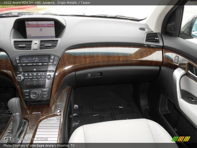 Grigio Metallic / Taupe 2012 Acura MDX SH-AWD Advance