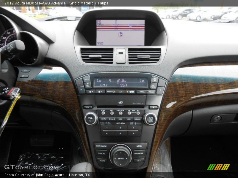 Grigio Metallic / Taupe 2012 Acura MDX SH-AWD Advance